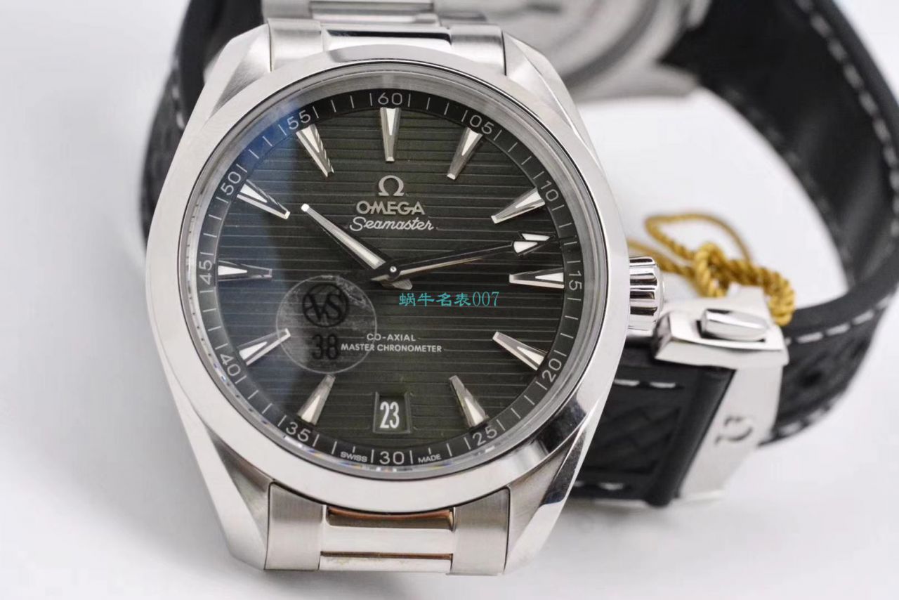 VS Factory OMEGA绿 Seamaster 150米柚木盘 Replica Copy 220.10.41.21.10.001 wrist watches  / M690