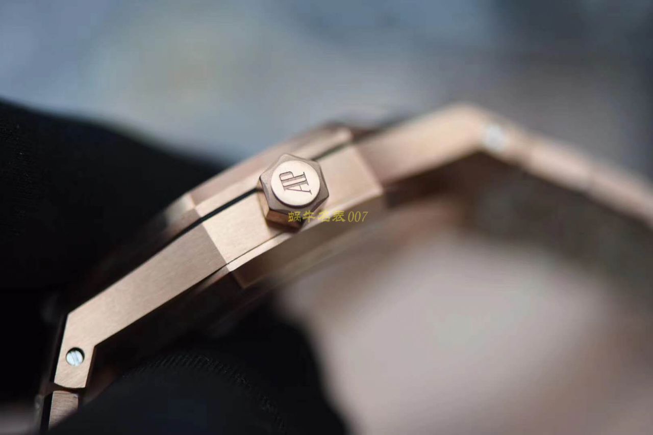  Video analysis JF Factory  Replica APAudemars Piguet 皇家橡树 Replica 15400OR.OO.1220OR.02 wrist watches  / AP191