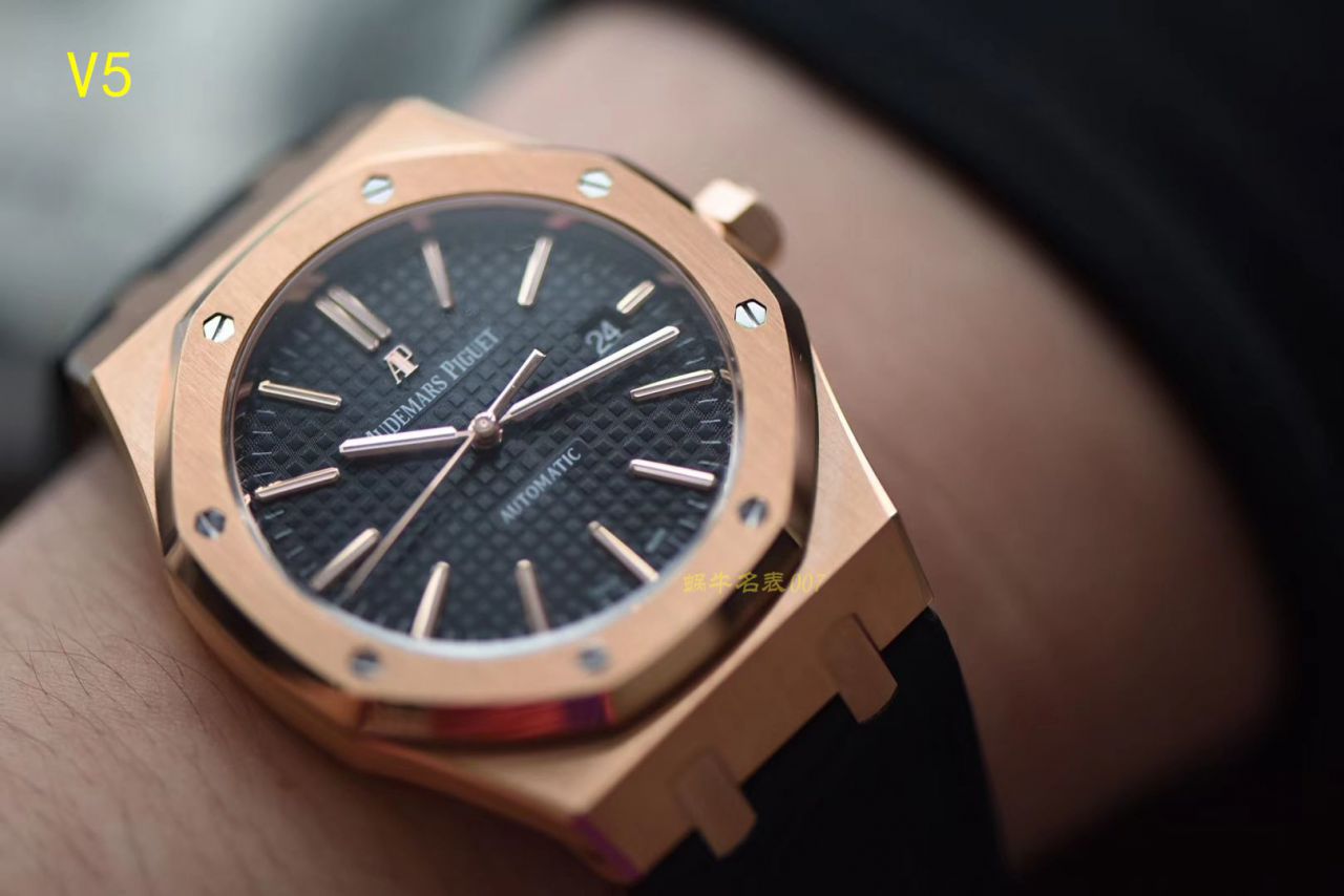  Video analysis JF Factory  Replica APAudemars Piguet 皇家橡树 Replica 15400OR.OO.1220OR.02 wrist watches  / AP191