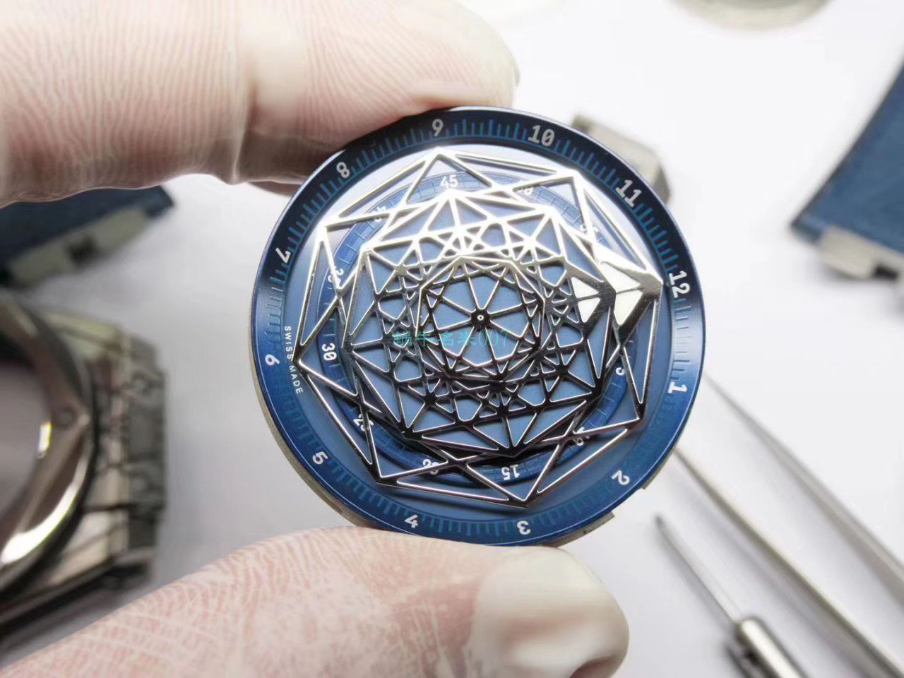 WWF Factory  High quality  Replica  hublot  Replica 刺青BIG BANG系列415.NX.7179.VR.MXM18 wrist watches  / YB079