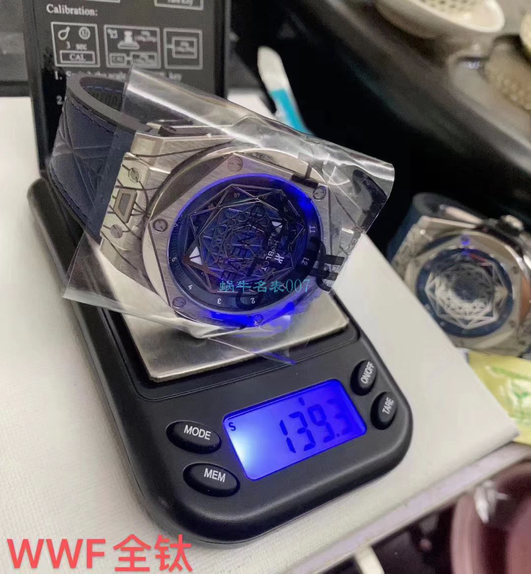 WWF Factory  High quality  Replica  hublot  Replica 刺青BIG BANG系列415.NX.7179.VR.MXM18 wrist watches  / YB079