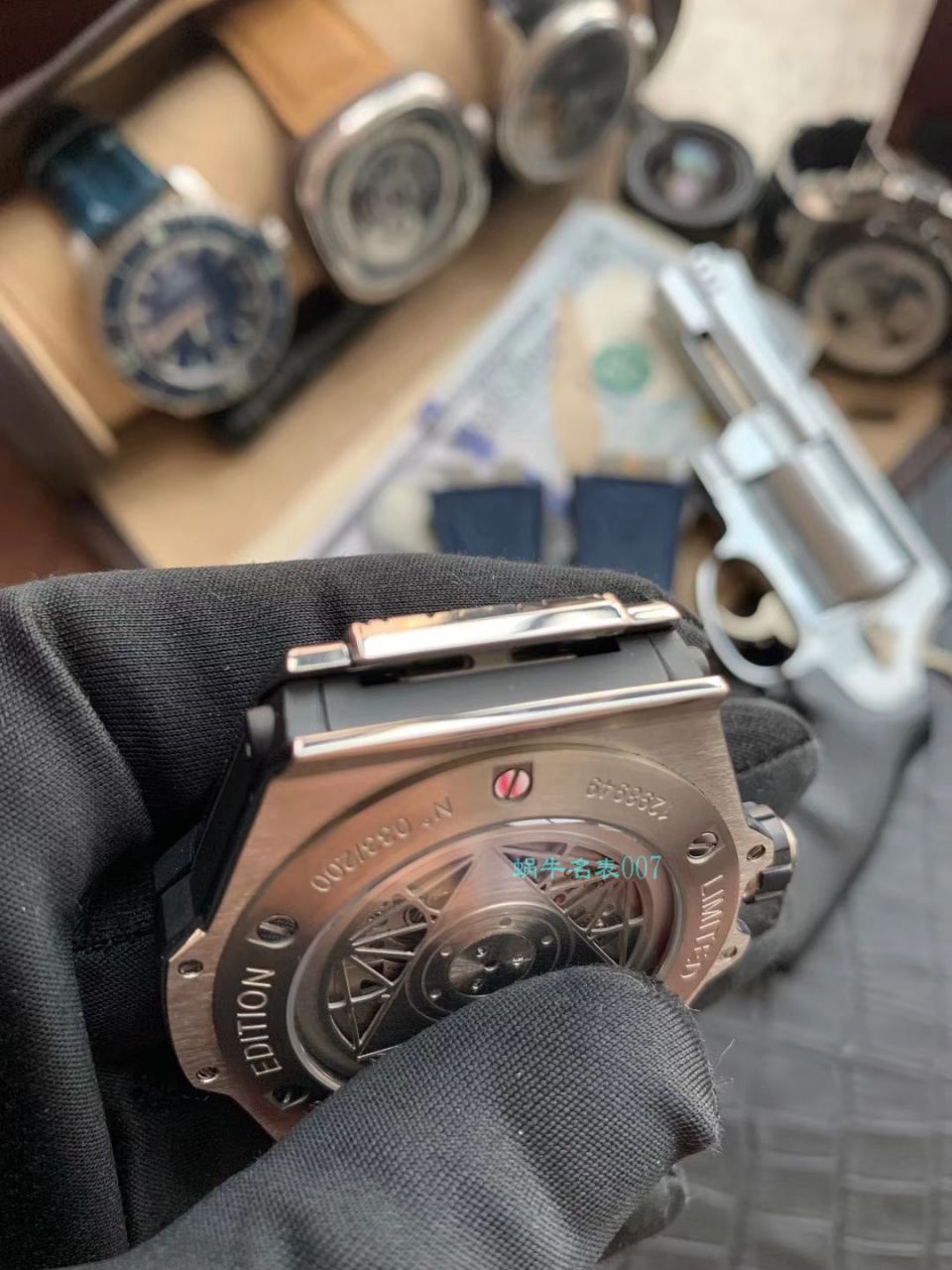 WWF Factory 官网 hublot  Replica Copy SANG BLEU刺青415.NX.7179.VR.MXM18，415.CX.1112.VR.MXM18 wrist watches  / YB081