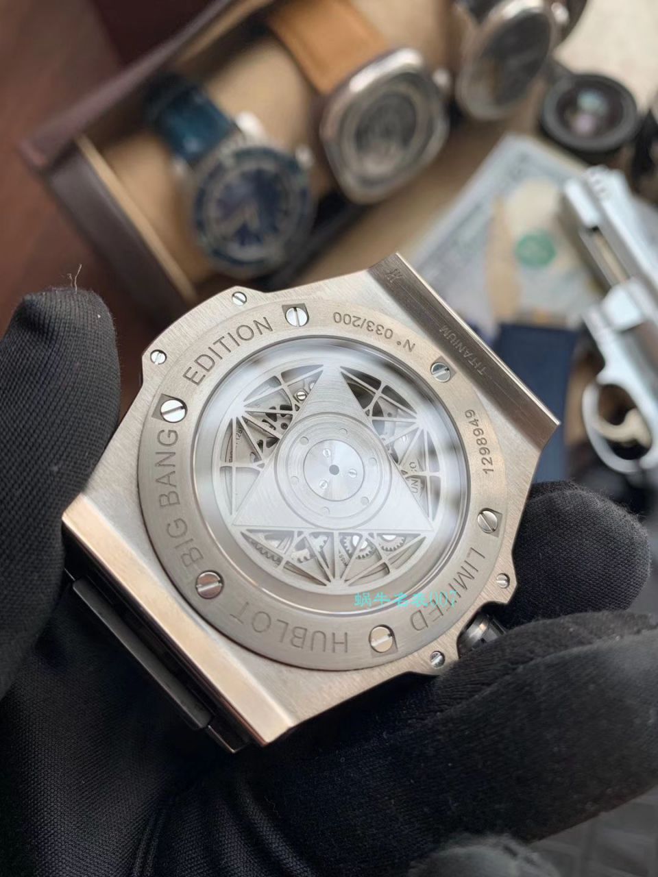 WWF Factory 官网 hublot  Replica Copy SANG BLEU刺青415.NX.7179.VR.MXM18，415.CX.1112.VR.MXM18 wrist watches  / YB081