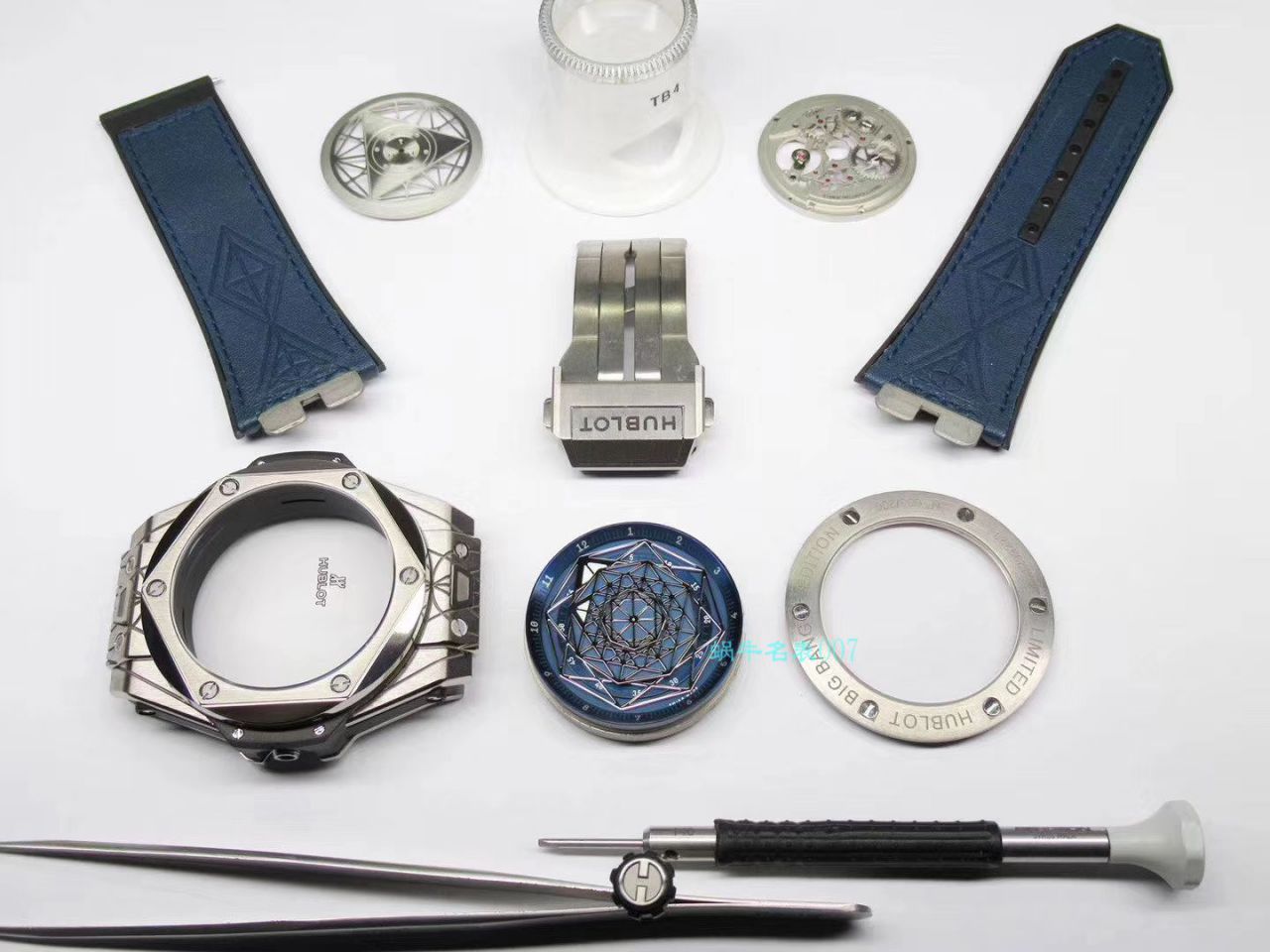 WWF Factory 官网 hublot  Replica Copy SANG BLEU刺青415.NX.7179.VR.MXM18，415.CX.1112.VR.MXM18 wrist watches  / YB081