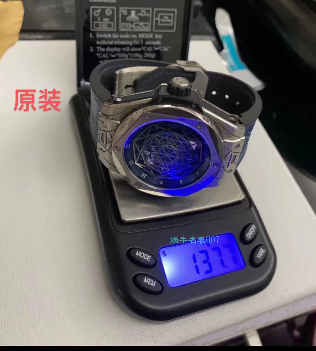 WWF Factory 官网 hublot  Replica Copy SANG BLEU刺青415.NX.7179.VR.MXM18，415.CX.1112.VR.MXM18 wrist watches  / YB081