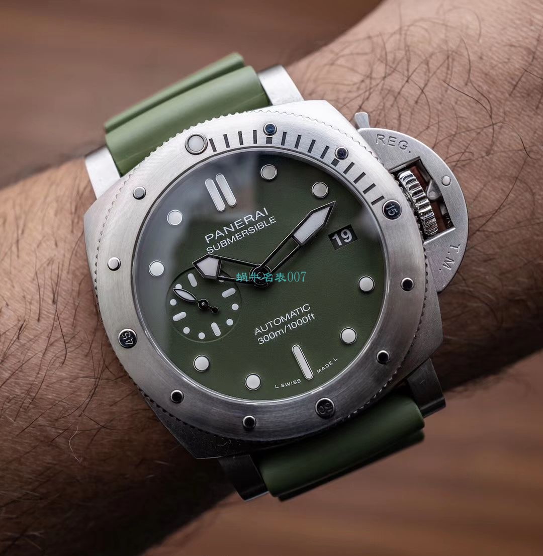 VS Factory 2020新款Panerai  Replica Copy PAM1055绿海魂绿盘42MM亚洲尺寸 / VSPAM1055