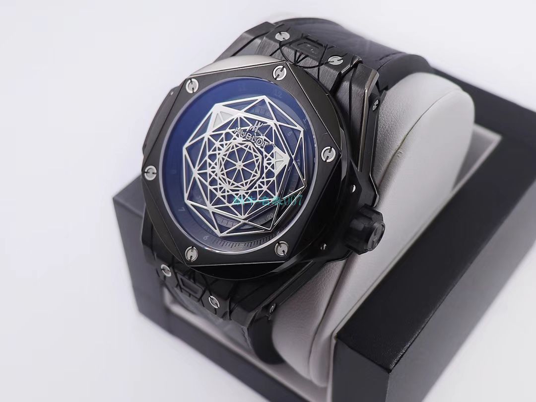 WWF Factory 官网 hublot  Replica Copy SANG BLEU刺青415.NX.7179.VR.MXM18，415.CX.1112.VR.MXM18 wrist watches  / YB081