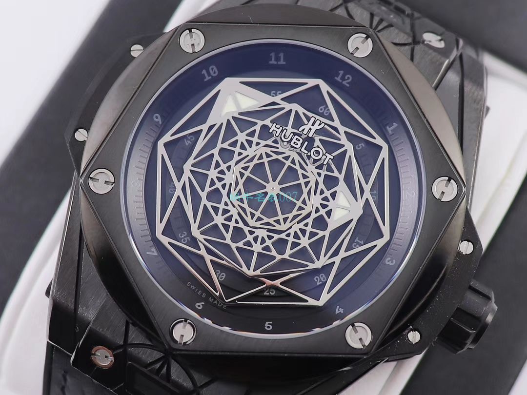 WWF Factory 官网 hublot  Replica Copy SANG BLEU刺青415.NX.7179.VR.MXM18，415.CX.1112.VR.MXM18 wrist watches  / YB081