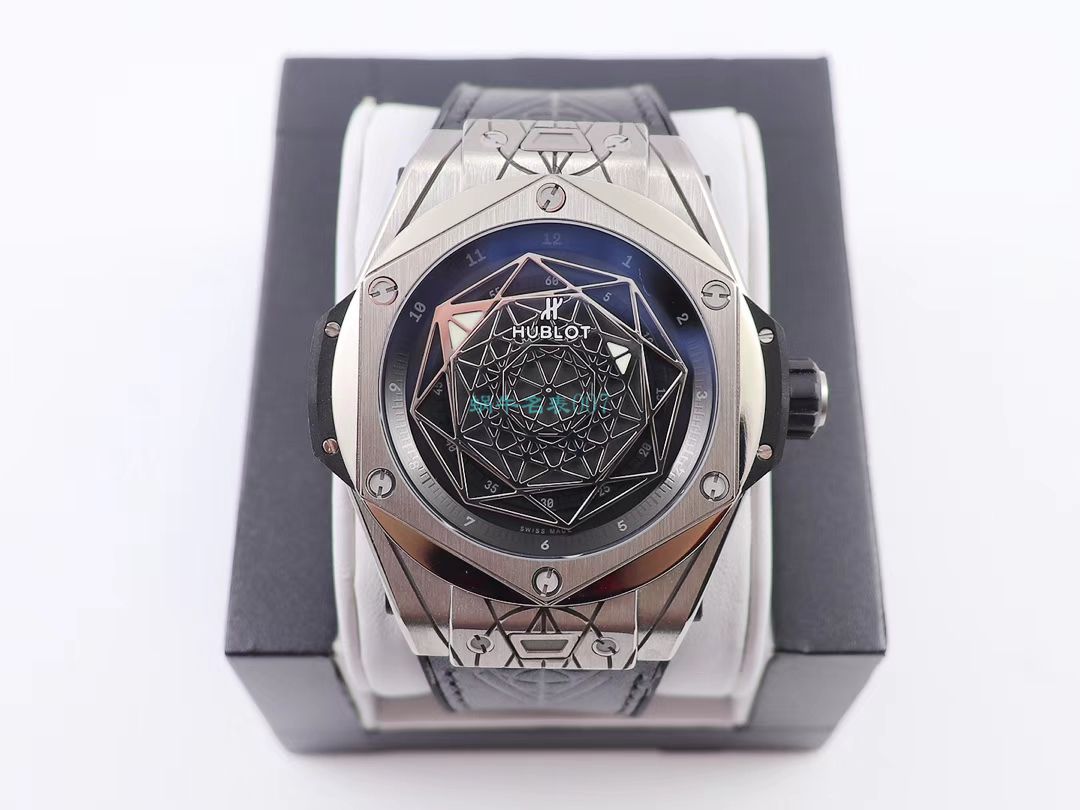 WWF Factory 官网 hublot  Replica Copy SANG BLEU刺青415.NX.7179.VR.MXM18，415.CX.1112.VR.MXM18 wrist watches  / YB081