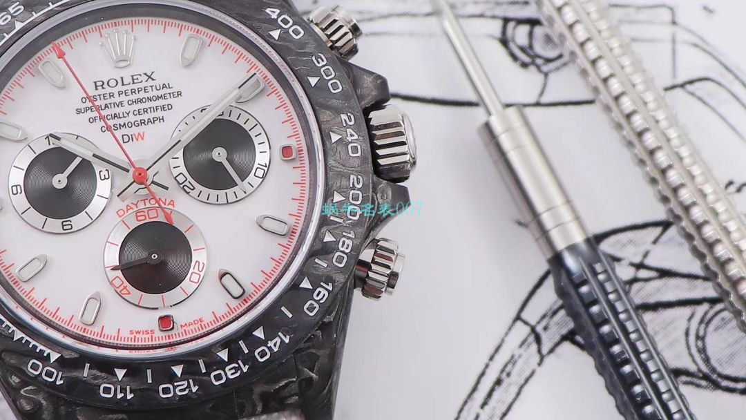 WWF Factory 官网新品发布 Rolex 最新DIW团队改装 carbon fiber  Ditongna  wrist watches  / R579