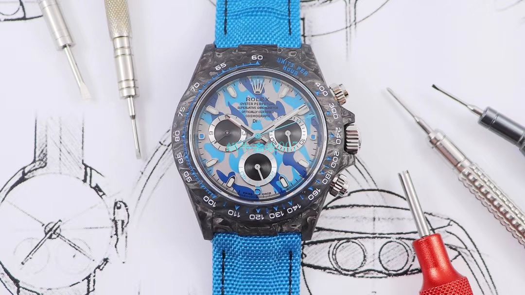 WWF Factory 官网新品发布 Rolex 最新DIW团队改装 carbon fiber  Ditongna  wrist watches  / R579