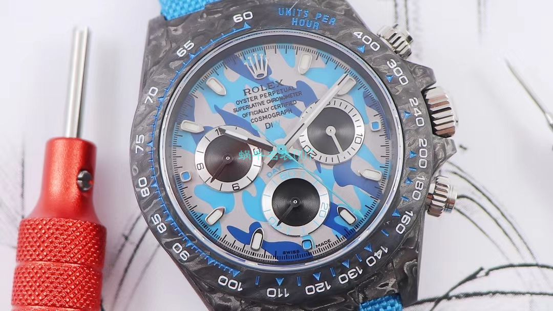 WWF Factory 官网新品发布 Rolex 最新DIW团队改装 carbon fiber  Ditongna  wrist watches  / R579