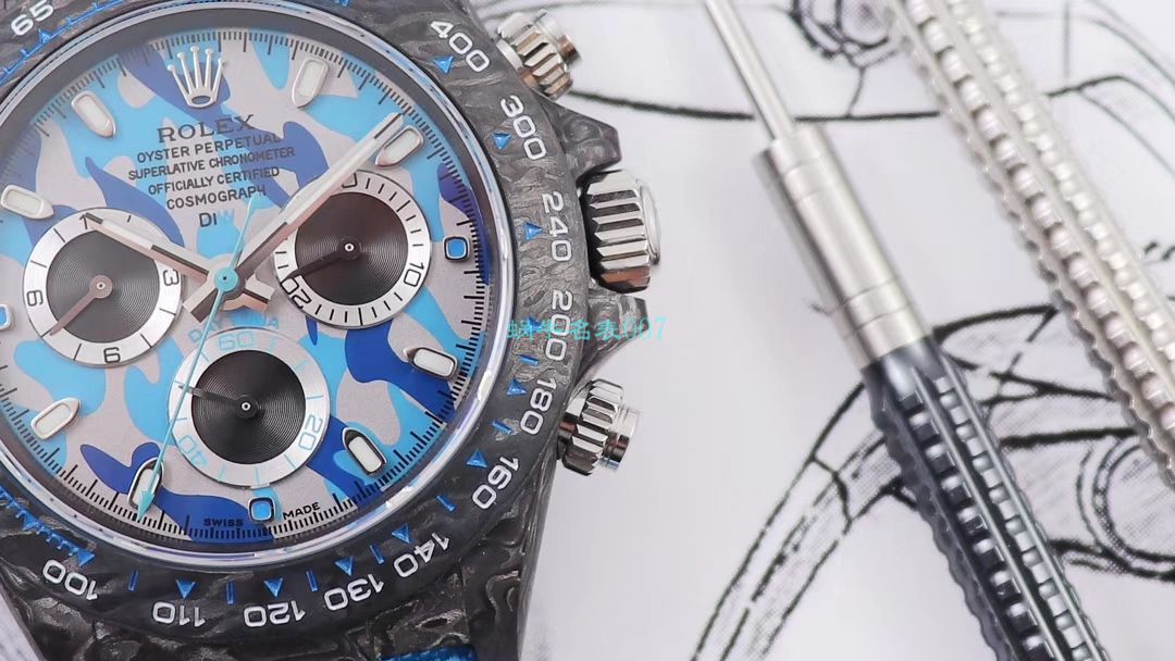 WWF Factory 官网新品发布 Rolex 最新DIW团队改装 carbon fiber  Ditongna  wrist watches  / R579