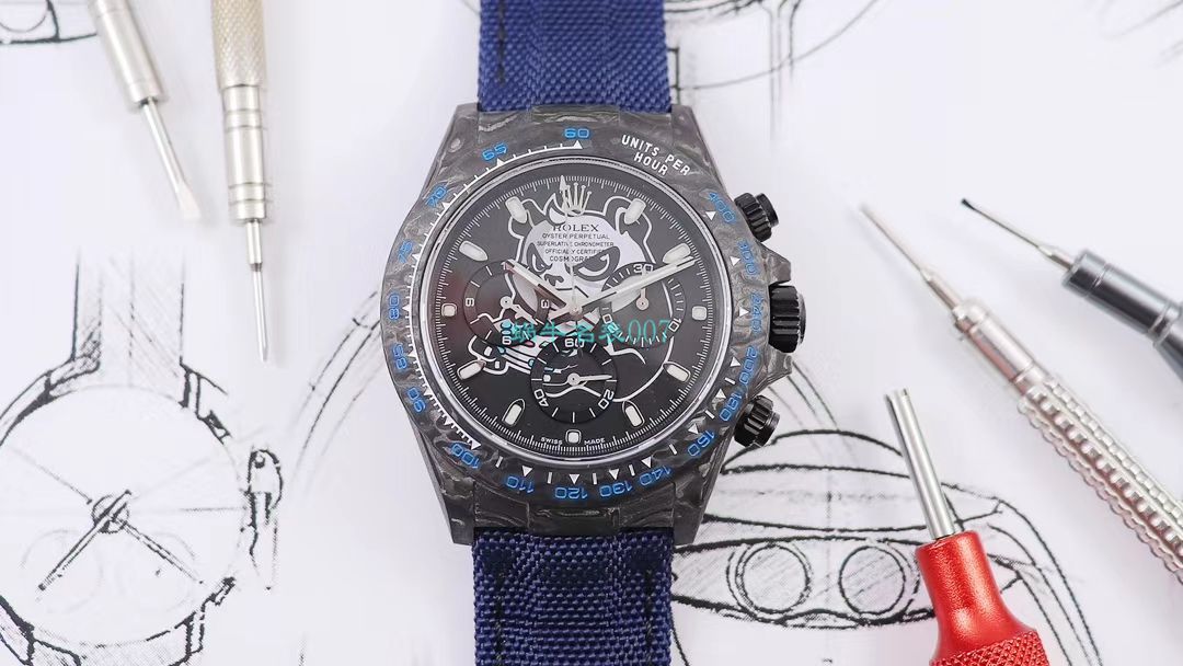 WWF Factory 官网新品发布 Rolex 最新DIW团队改装 carbon fiber  Ditongna  wrist watches  / R579