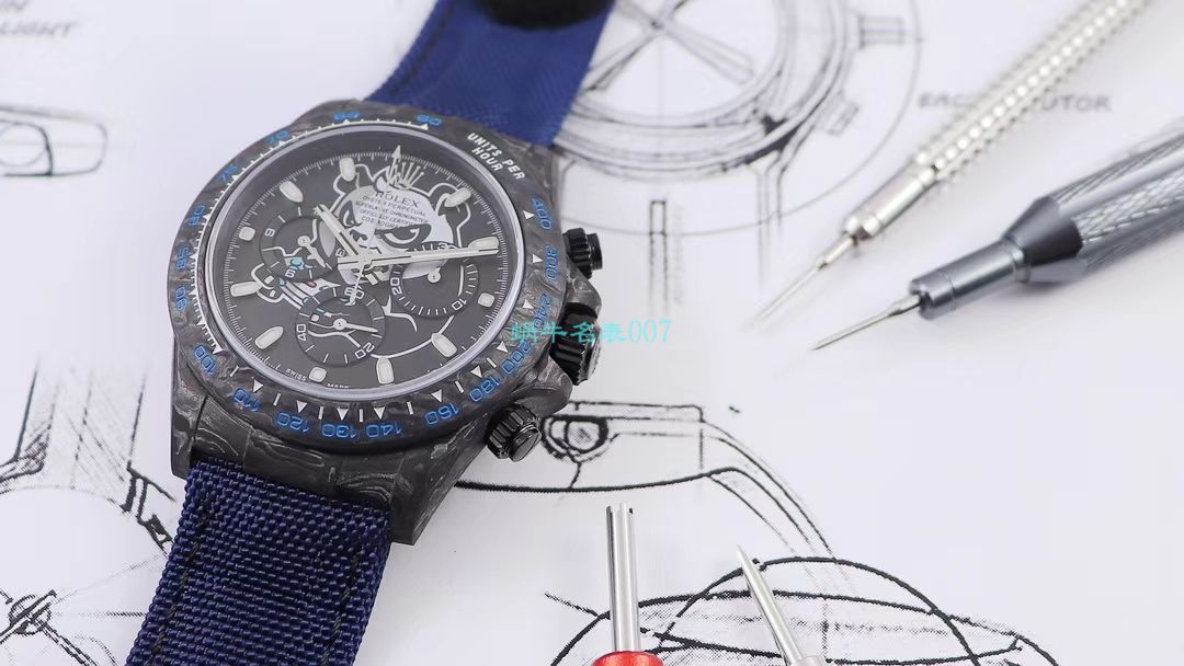 WWF Factory 官网新品发布 Rolex 最新DIW团队改装 carbon fiber  Ditongna  wrist watches  / R579