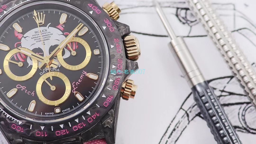 WWF Factory 官网新品发布 Rolex 最新DIW团队改装 carbon fiber  Ditongna  wrist watches  / R579