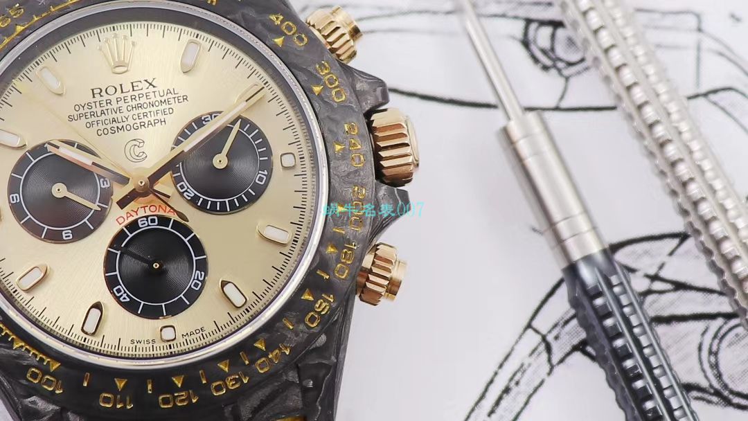 WWF Factory 官网新品发布 Rolex 最新DIW团队改装 carbon fiber  Ditongna  wrist watches  / R579