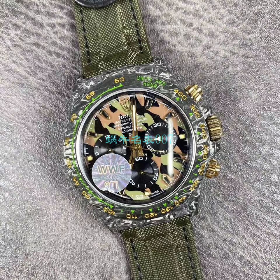 WWF Factory 官网新品发布 Rolex 最新DIW团队改装 carbon fiber  Ditongna  wrist watches  / R579
