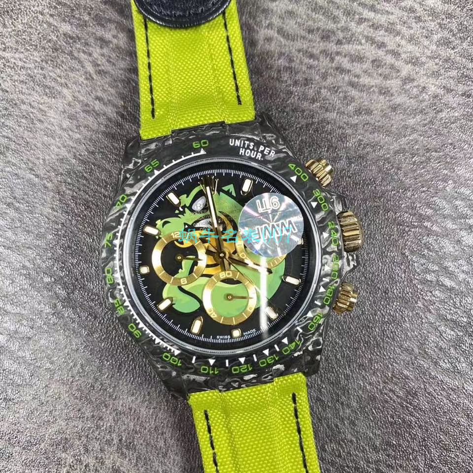 WWF Factory 官网新品发布 Rolex 最新DIW团队改装 carbon fiber  Ditongna  wrist watches  / R579