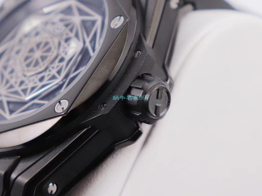 WWF Factory  top  Replica Watches  hublot  big bang SANG BLEU刺青415.CX.1112.VR.MXM18 wrist watches  / YB083