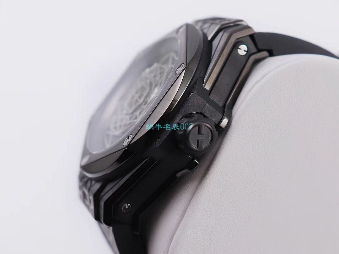 WWF Factory  top  Replica Watches  hublot  big bang SANG BLEU刺青415.CX.1112.VR.MXM18 wrist watches  / YB083