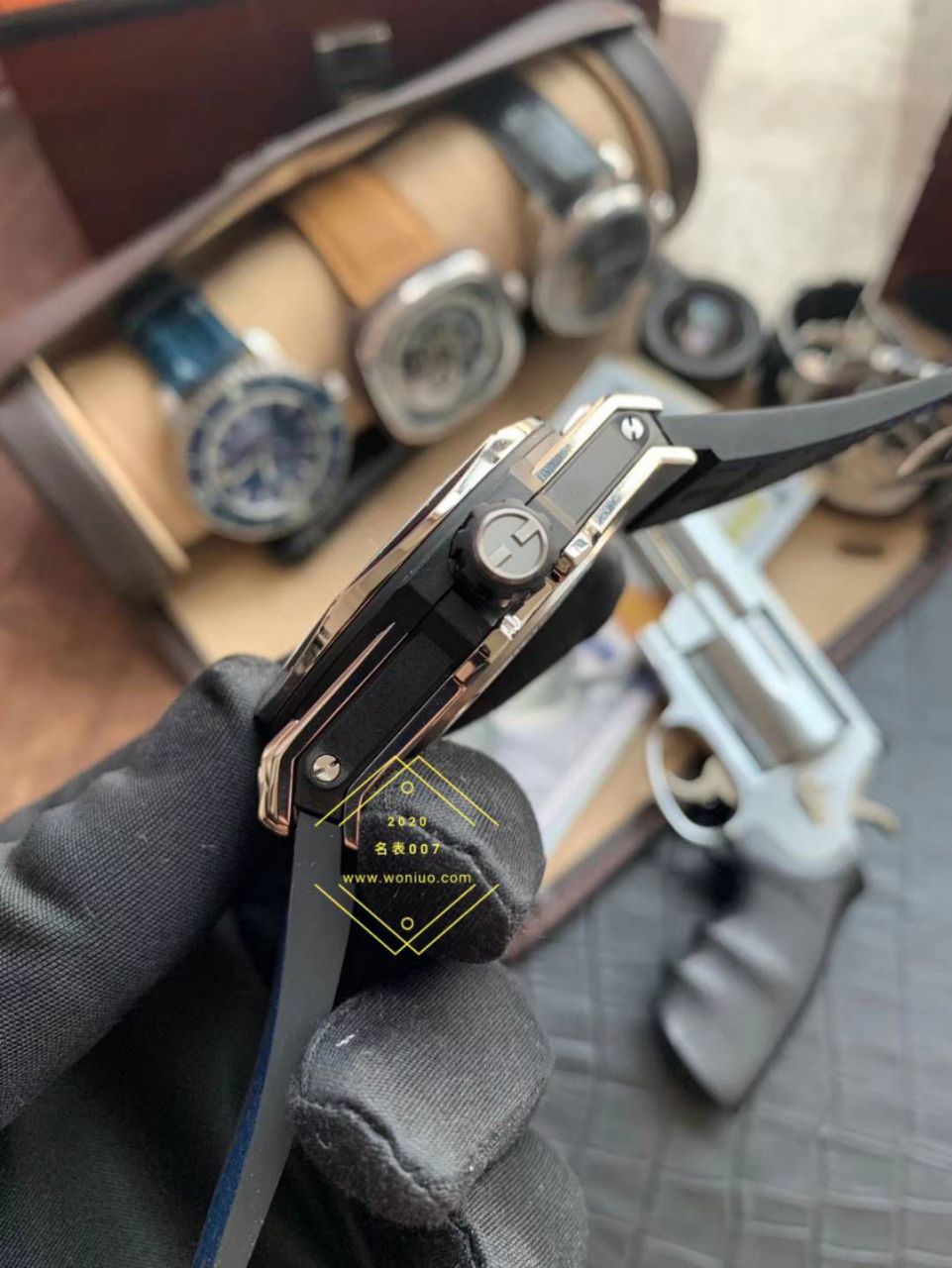 WWF Factory  High quality  Replica  hublot BIG BANG刺青系列415.NX.1112.VR.MXM16 wrist watches  / YB086