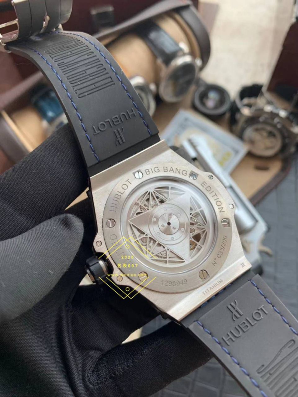 WWF Factory  High quality  Replica  hublot BIG BANG刺青系列415.NX.1112.VR.MXM16 wrist watches  / YB086