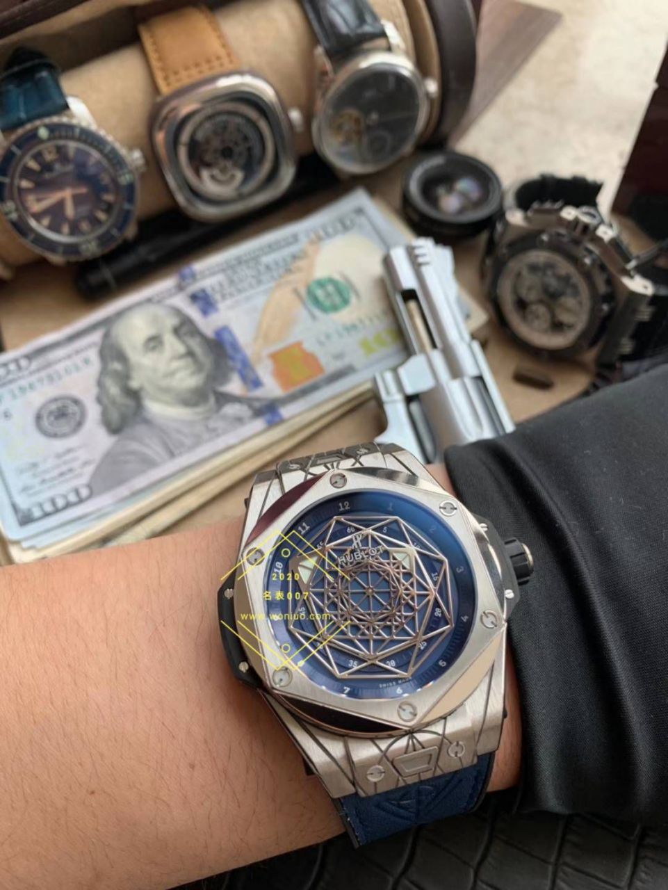 WWF Factory  High quality  Replica  hublot BIG BANG刺青系列415.NX.1112.VR.MXM16 wrist watches  / YB086