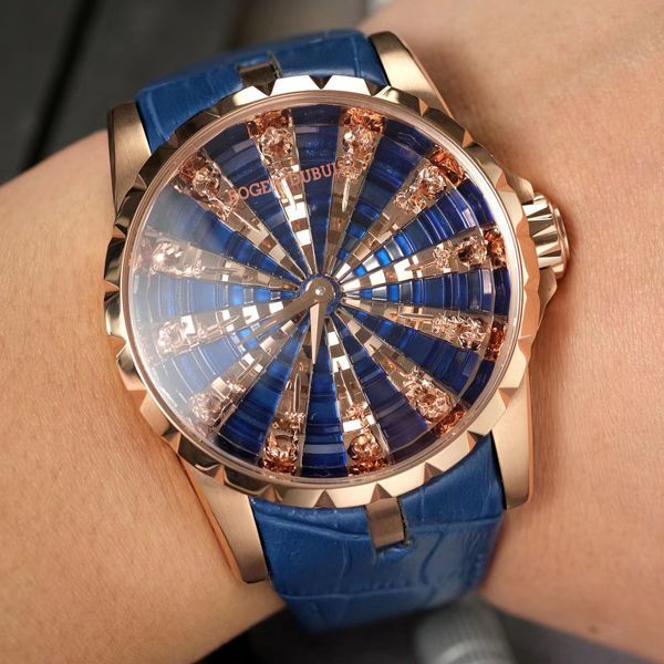ZZ Factory 最新12圆桌骑士罗杰杜彼EXCALIBUR（王者系列） top  Replica Copy RDDBEX0684 wrist watches 