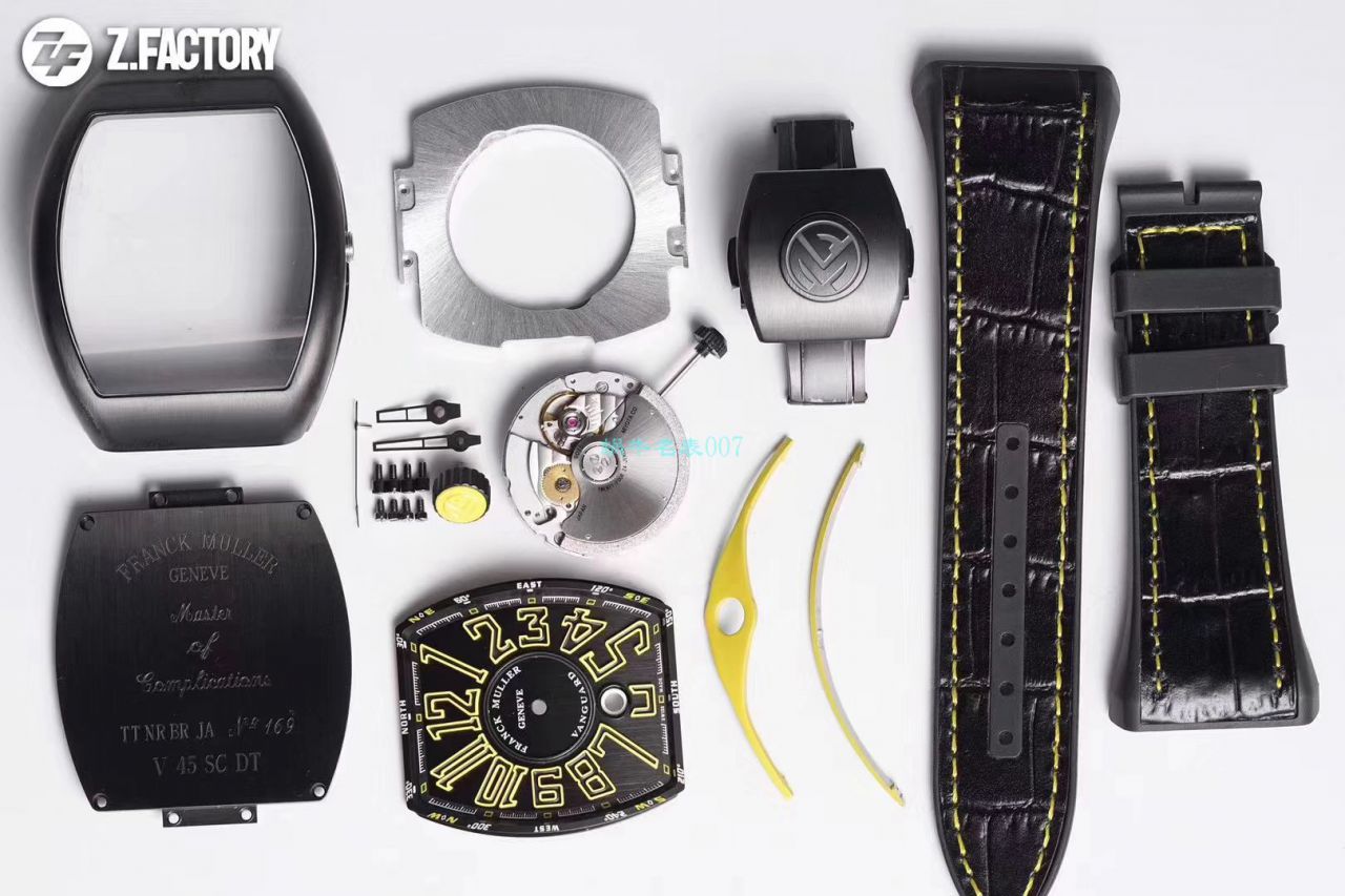 ZF Factory  Franck Muller 法穆兰 High quality  Replica Watches MEN'S COLLECTION V45系列男士 wrist watches  / FL069
