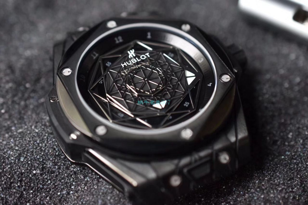 WWF Factory  top  Replica Watches  hublot  big bang SANG BLEU刺青415.CX.1112.VR.MXM18 wrist watches  / YB083