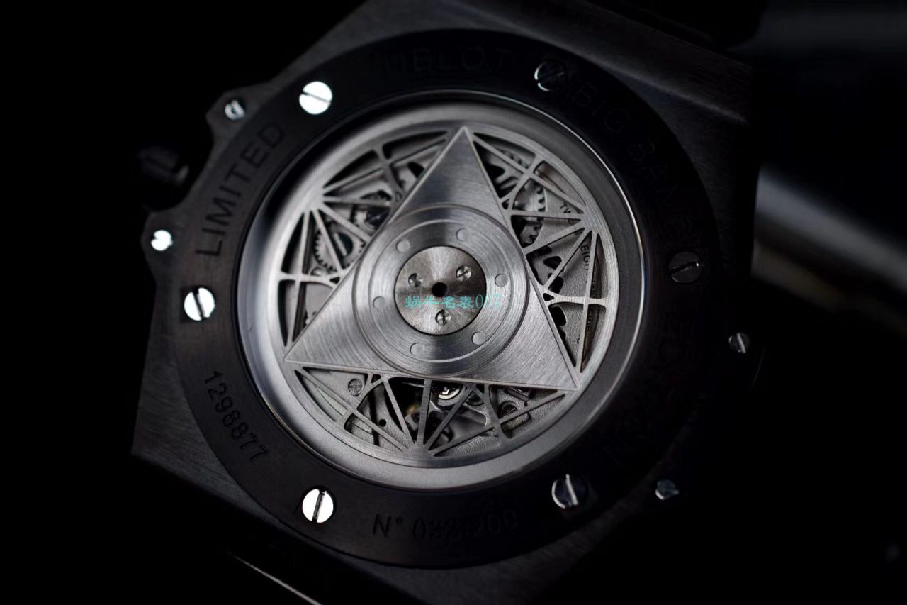 WWF Factory  top  Replica Watches  hublot  big bang SANG BLEU刺青415.CX.1112.VR.MXM18 wrist watches  / YB083