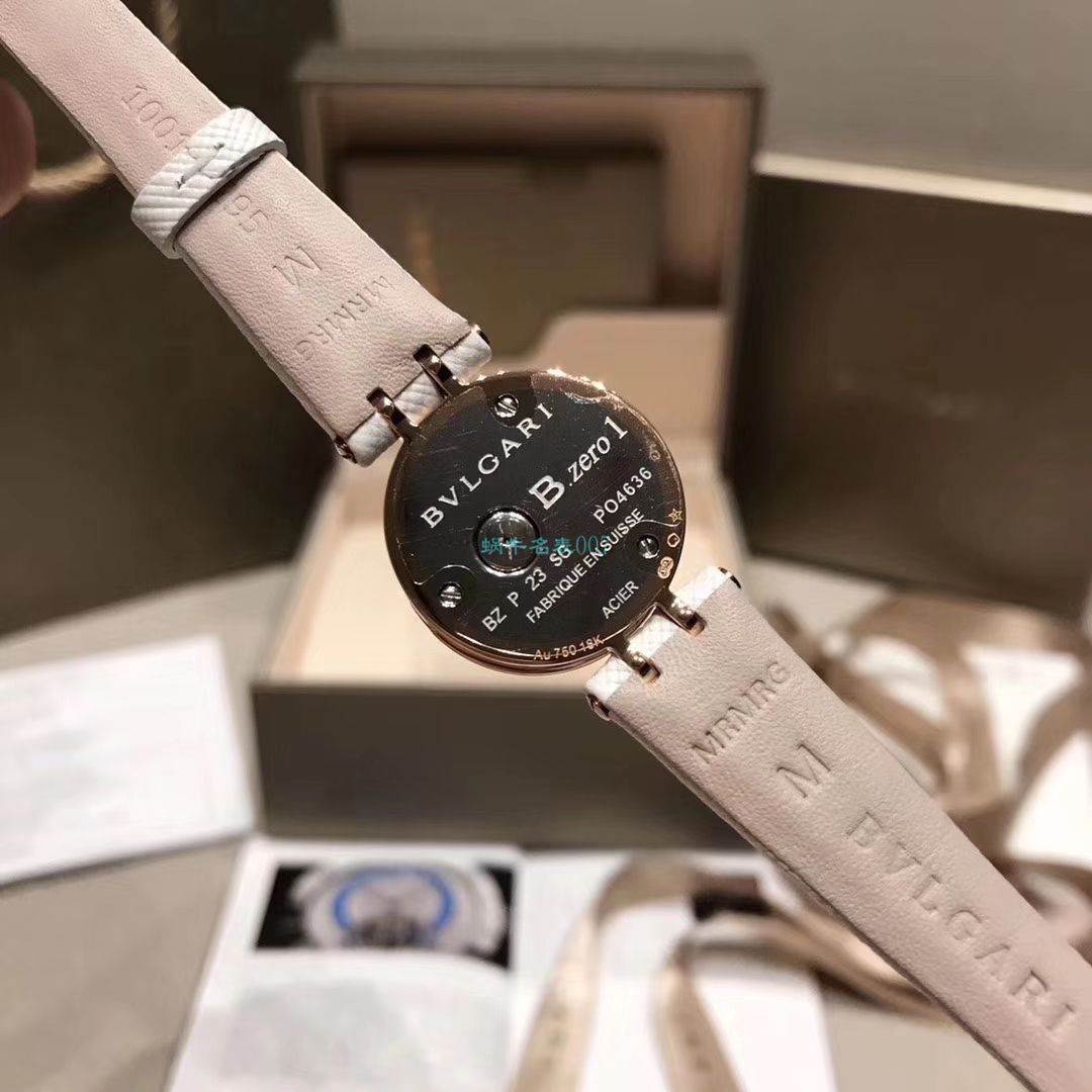 BV Factory  High quality  Replica  BVLGARI 女表B.ZERO1系列102321 BZ23C11SGCL/12 wrist watches  / BG032