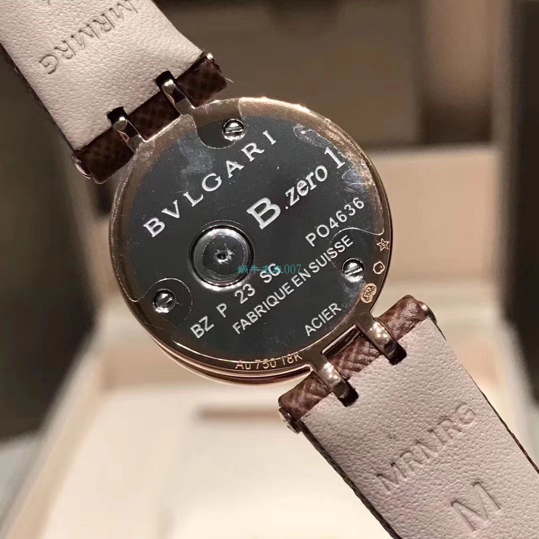 BV Factory  High quality  Replica  BVLGARI 女表B.ZERO1系列102321 BZ23C11SGCL/12 wrist watches  / BG032