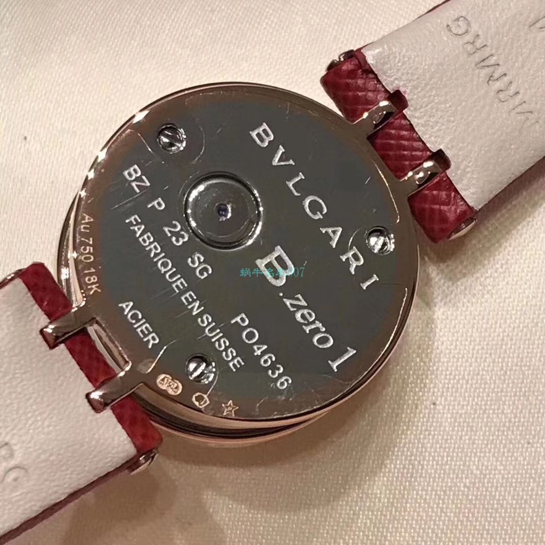 BV Factory  High quality  Replica  BVLGARI 女表B.ZERO1系列102321 BZ23C11SGCL/12 wrist watches  / BG032