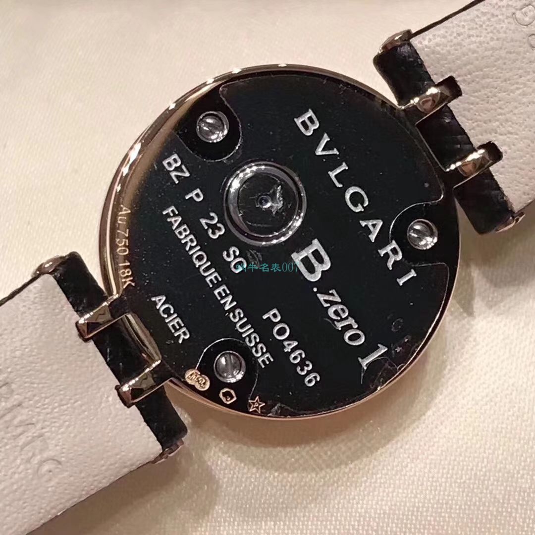 BV Factory  High quality  Replica  BVLGARI 女表B.ZERO1系列102321 BZ23C11SGCL/12 wrist watches  / BG032