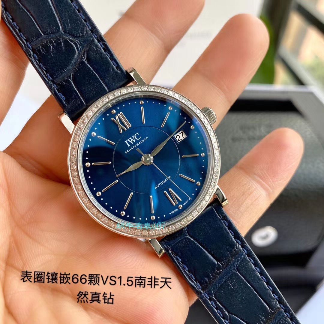 原单真钻 IWC 女装柏涛菲诺系列IW458111 wrist watches  / WG526