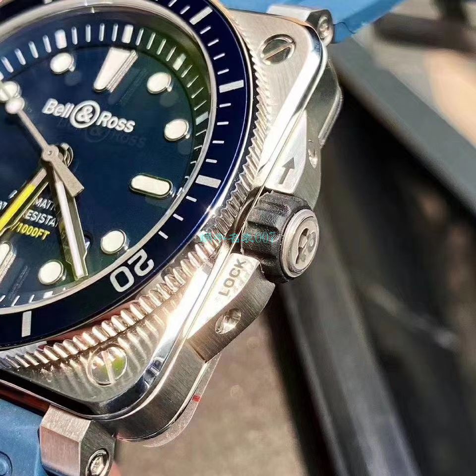  Bell & Ross 原单INSTRUMENTS系列BR0392-D-BU-ST/SRB wrist watches  / BR036