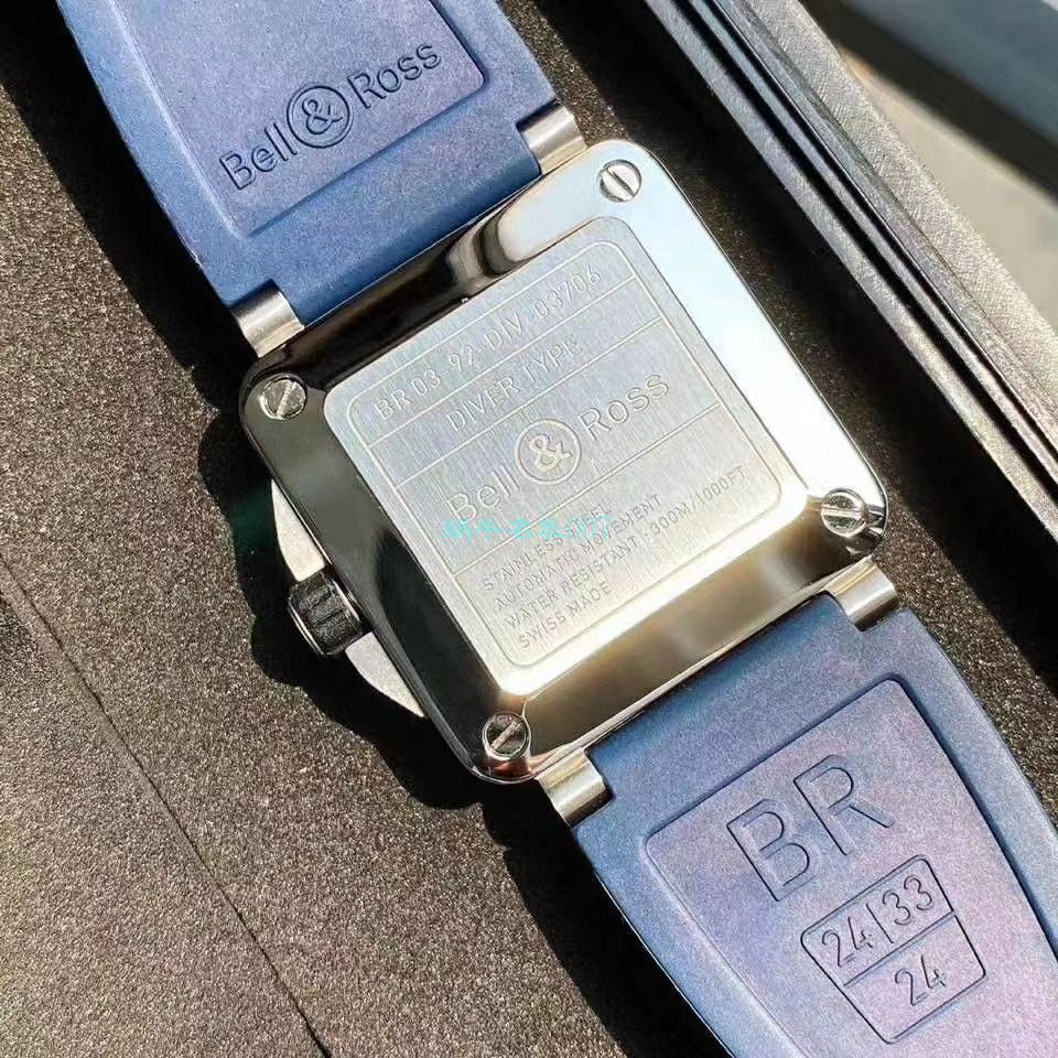  Bell & Ross 原单INSTRUMENTS系列BR0392-D-BU-ST/SRB wrist watches  / BR036