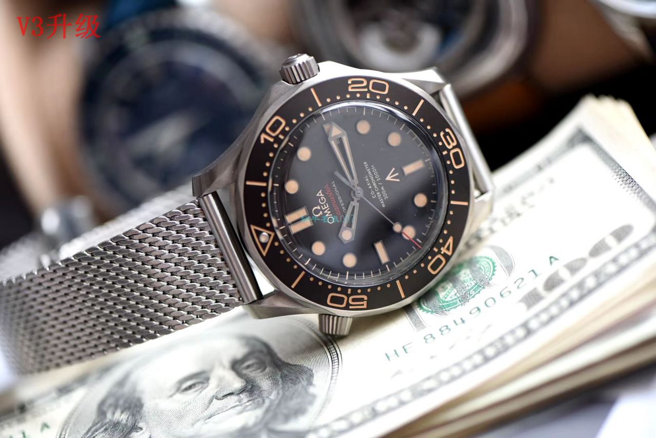 VS Factory V3升级版OMEGA007 top  Replica Copy 无暇赴死 Seamaster 300米210.90.42.20.01.001 wrist watches  / M697