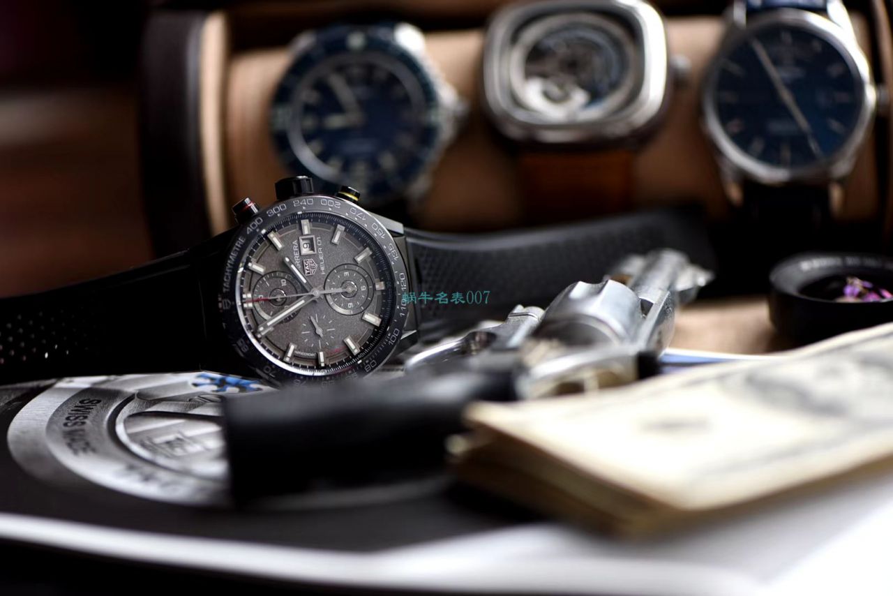 XF Factory 新品力作 TAG Heuer 卡莱拉月球表面CAR201J.FT6087 wrist watches  / TG096