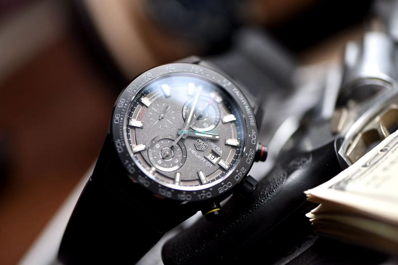 XF Factory 新品力作 TAG Heuer 卡莱拉月球表面CAR201J.FT6087 wrist watches  / TG096