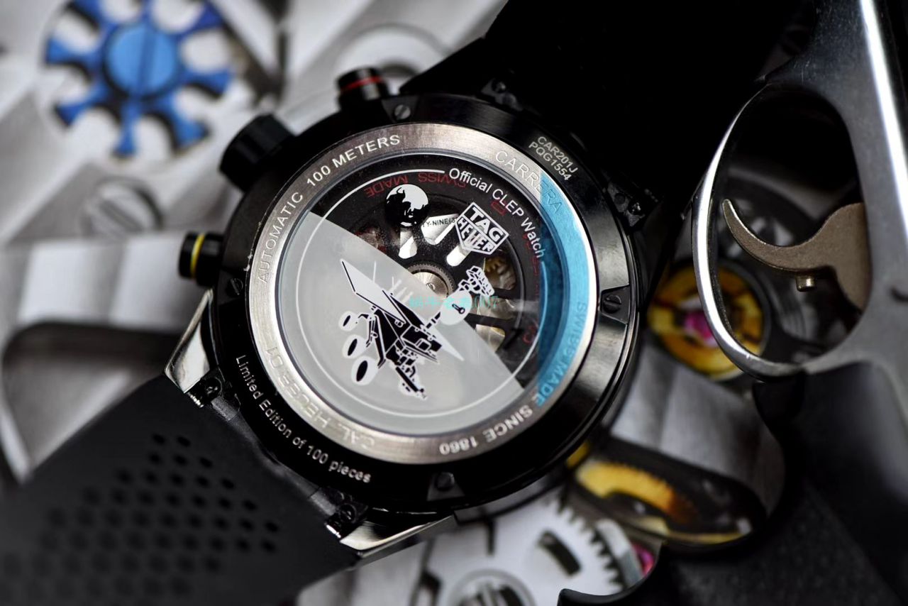 XF Factory 新品力作 TAG Heuer 卡莱拉月球表面CAR201J.FT6087 wrist watches  / TG096