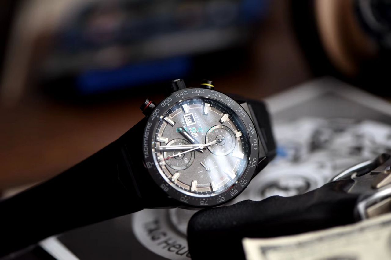 XF Factory 新品力作 TAG Heuer 卡莱拉月球表面CAR201J.FT6087 wrist watches  / TG096