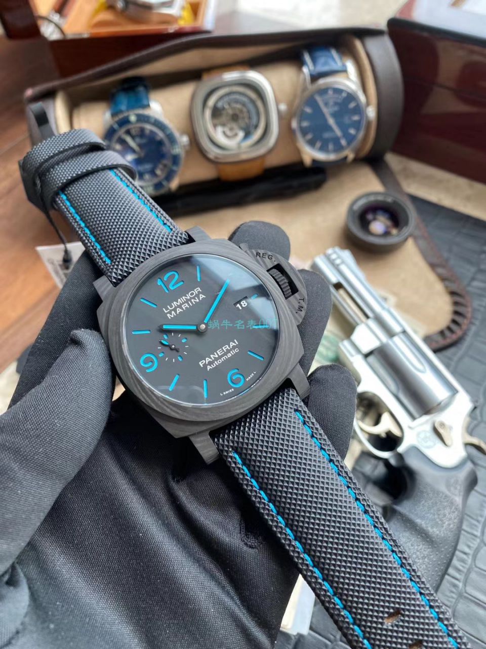 VS Factory  top  Replica Copy  Watches Panerai LUMINOR庐米诺 carbon fiber PAM01661 wrist watches  / VSPAM01616