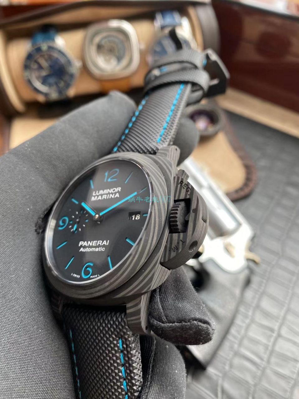 VS Factory  top  Replica Copy  Watches Panerai LUMINOR庐米诺 carbon fiber PAM01661 wrist watches  / VSPAM01616