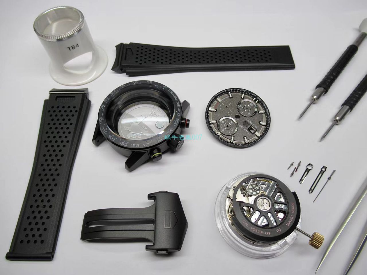 XF Factory 新品力作 TAG Heuer 卡莱拉月球表面CAR201J.FT6087 wrist watches  / TG096