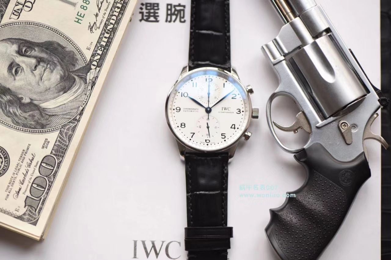 YL Factory  High quality  Replica 背透 IWC 葡计150周年纪念IW371602 wrist watches  / WG528