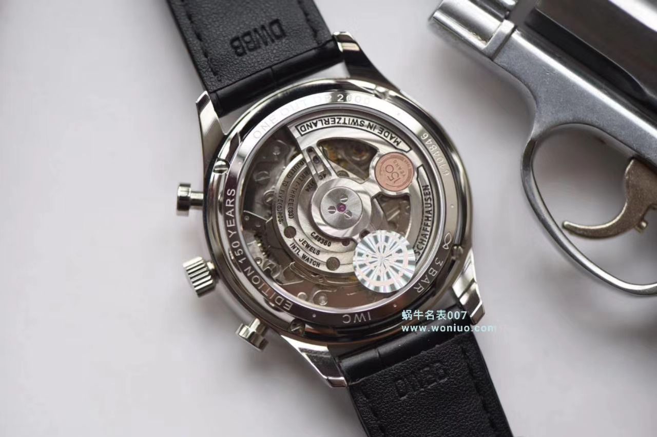 YL Factory  High quality  Replica 背透 IWC 葡计150周年纪念IW371602 wrist watches  / WG528