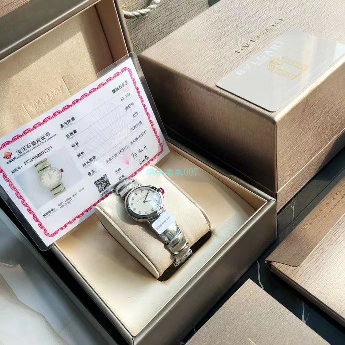 渠道真钻原单 BVLGARI LVCEA系列102196 LU28WSS/12女士 wrist watches  / BG033